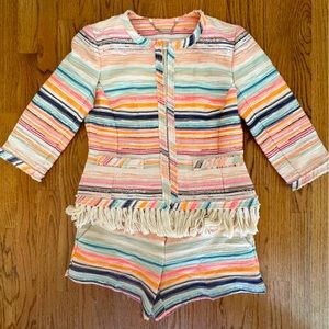 Trina Turk jacket & short set Small 2-4